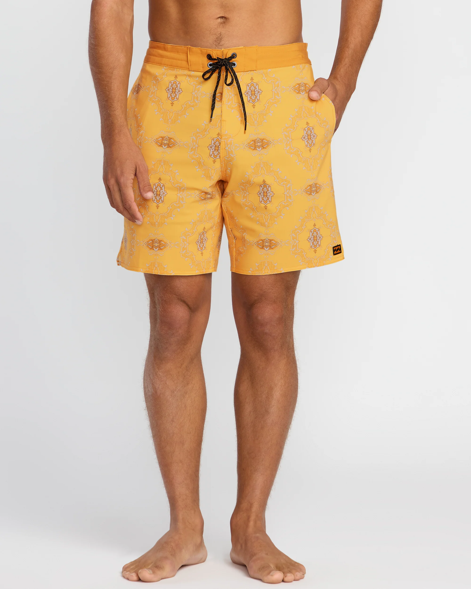 Good Times Lo Tide 18" Boardshorts - Dust Yellow