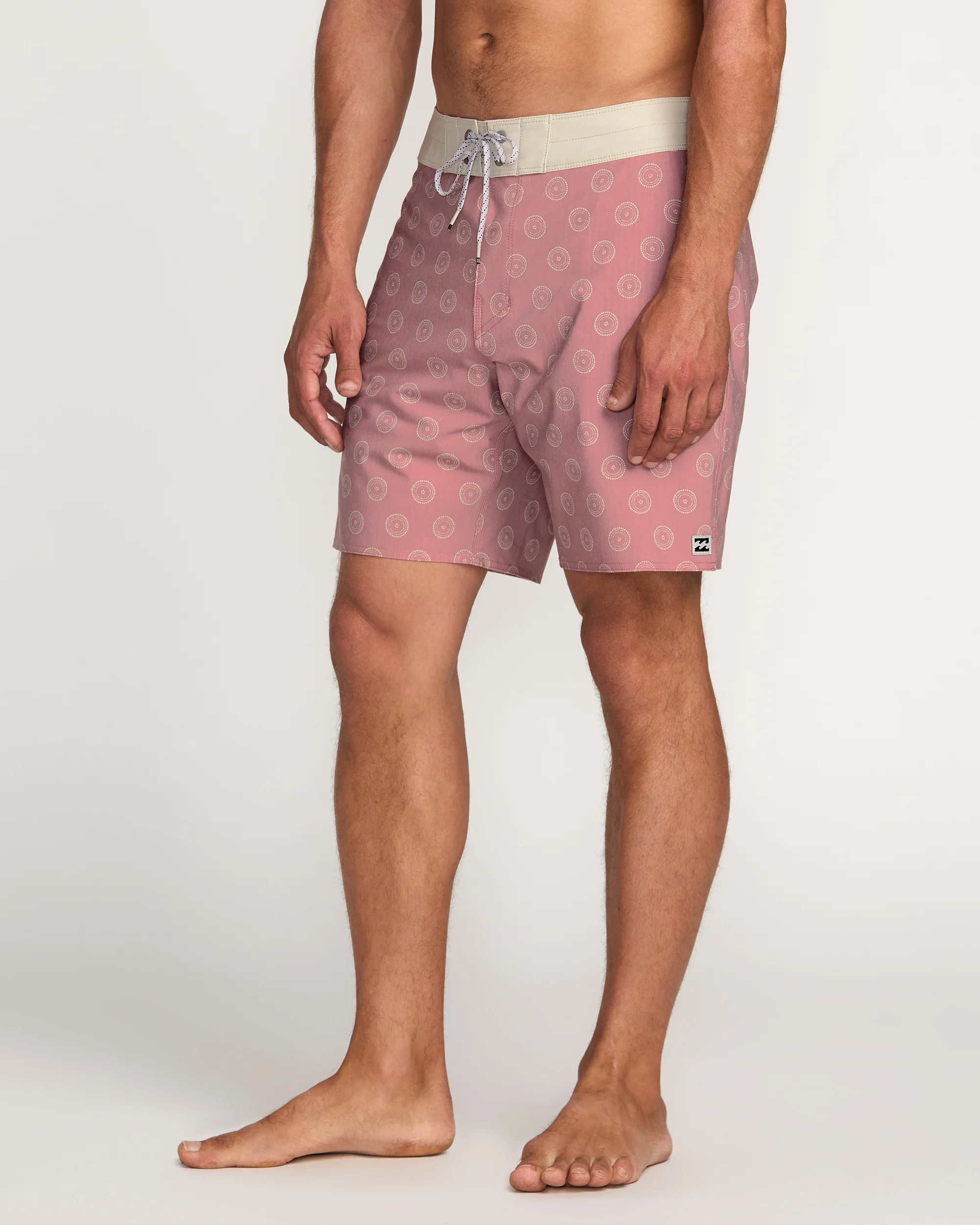 Good Times Pro Performance 18" Boardshorts - Dusty Rose