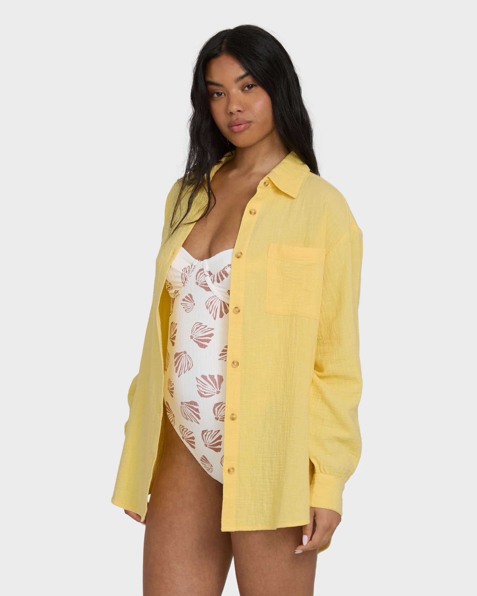 997-wanderer-long-sleeve-woven-top-sundress-3.webp Wanderer Long Sleeve Woven Top - Sundress